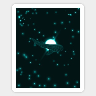 WHALE SHARK IN SPACE Sticker